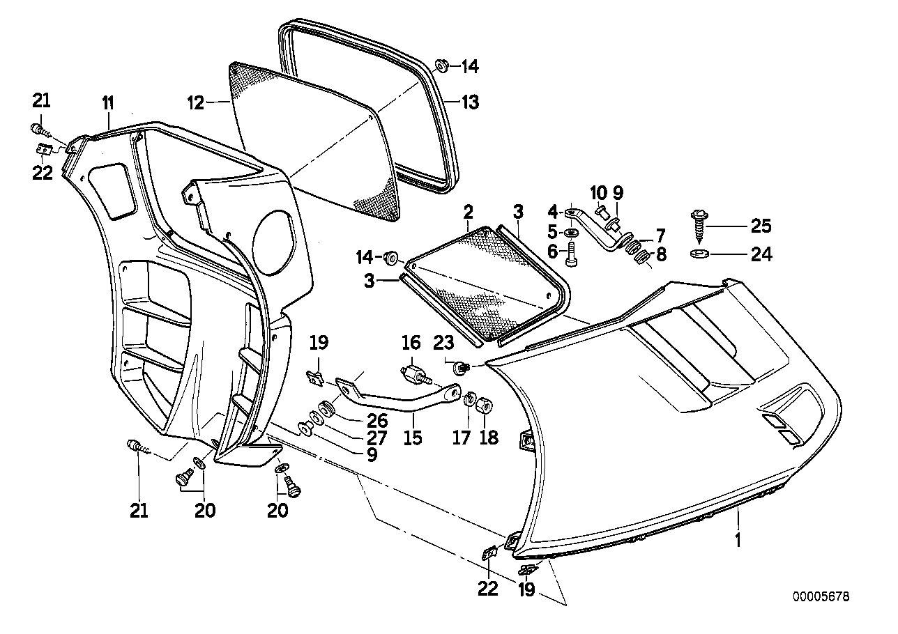 Carenado lateral / Parte central