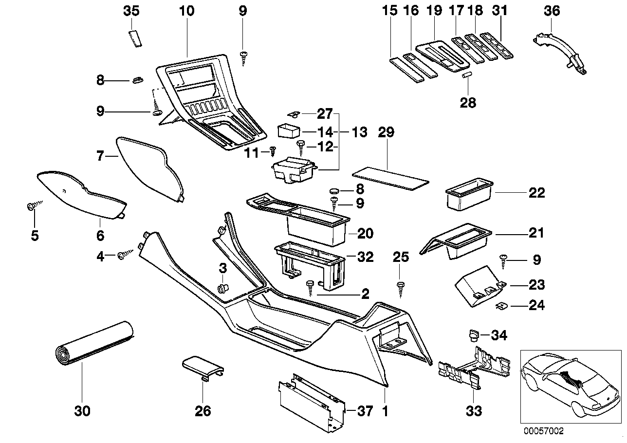 Mittelkonsole