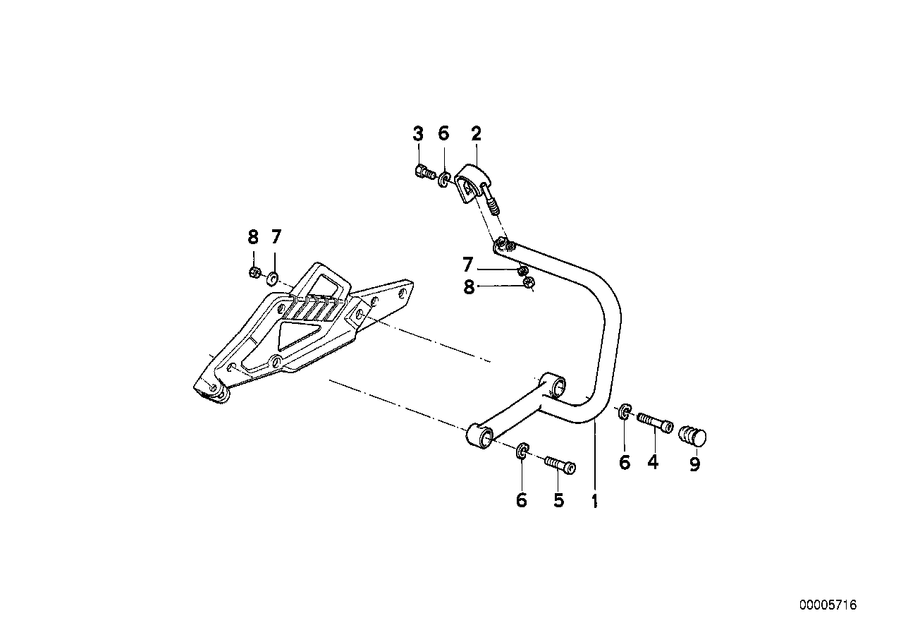 Schutzbügel hinten/Anbauteile