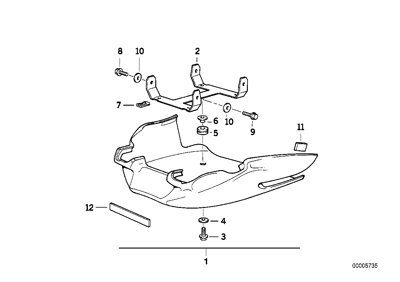 Motor spoiler ljudisolering