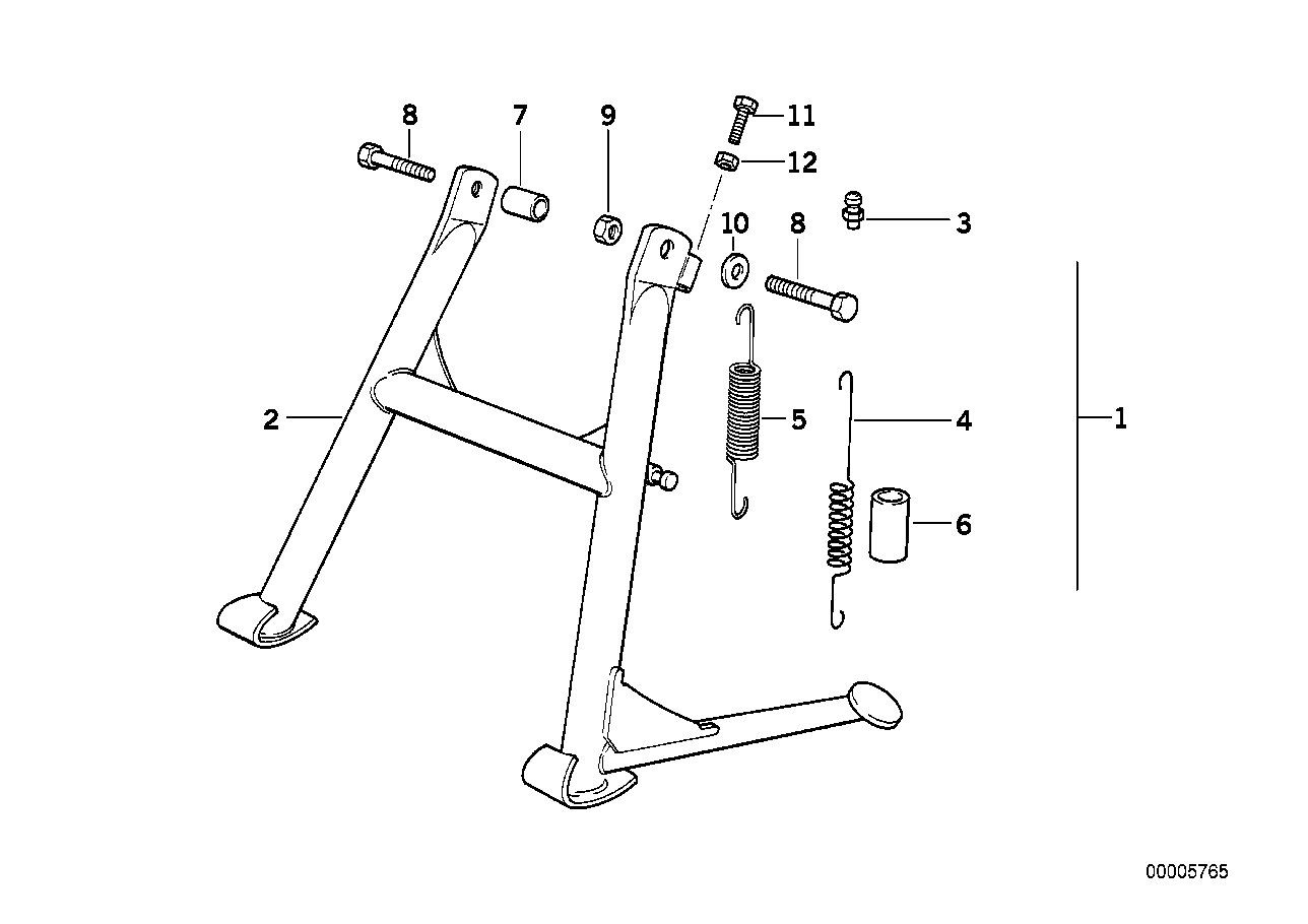 Cavalletto ribaltabile