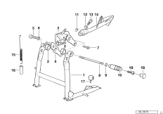 Collapsible stand/side stand