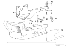 Juego de piezas de fijacion