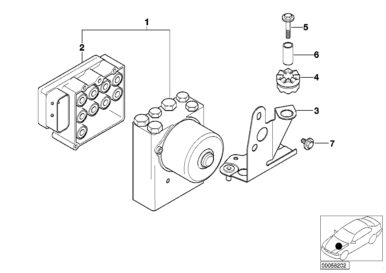 ASC hydroaggregat/styrdon/fäste