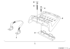 Kit di montaggio succ.,sostegno Top Case