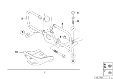 Serie di arco di protezione di motore