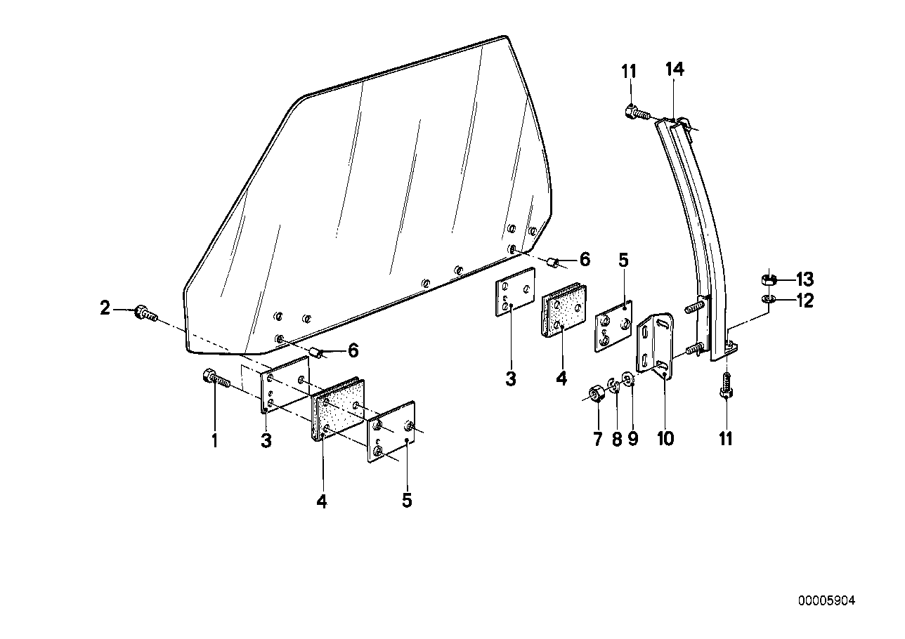 Support window rail