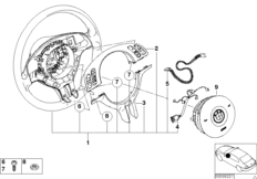 스포츠 조향휠,에어백-Smart MF/장식 커버