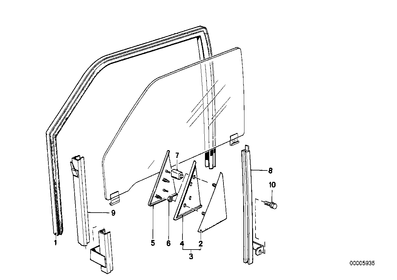 Fensterführung vorne