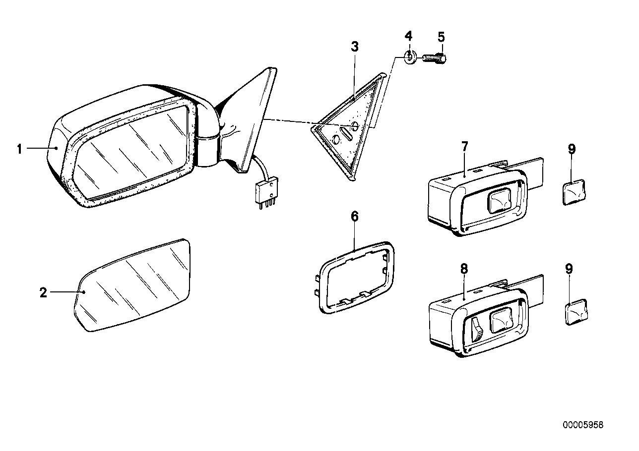 Elektrische Aussenspiegel