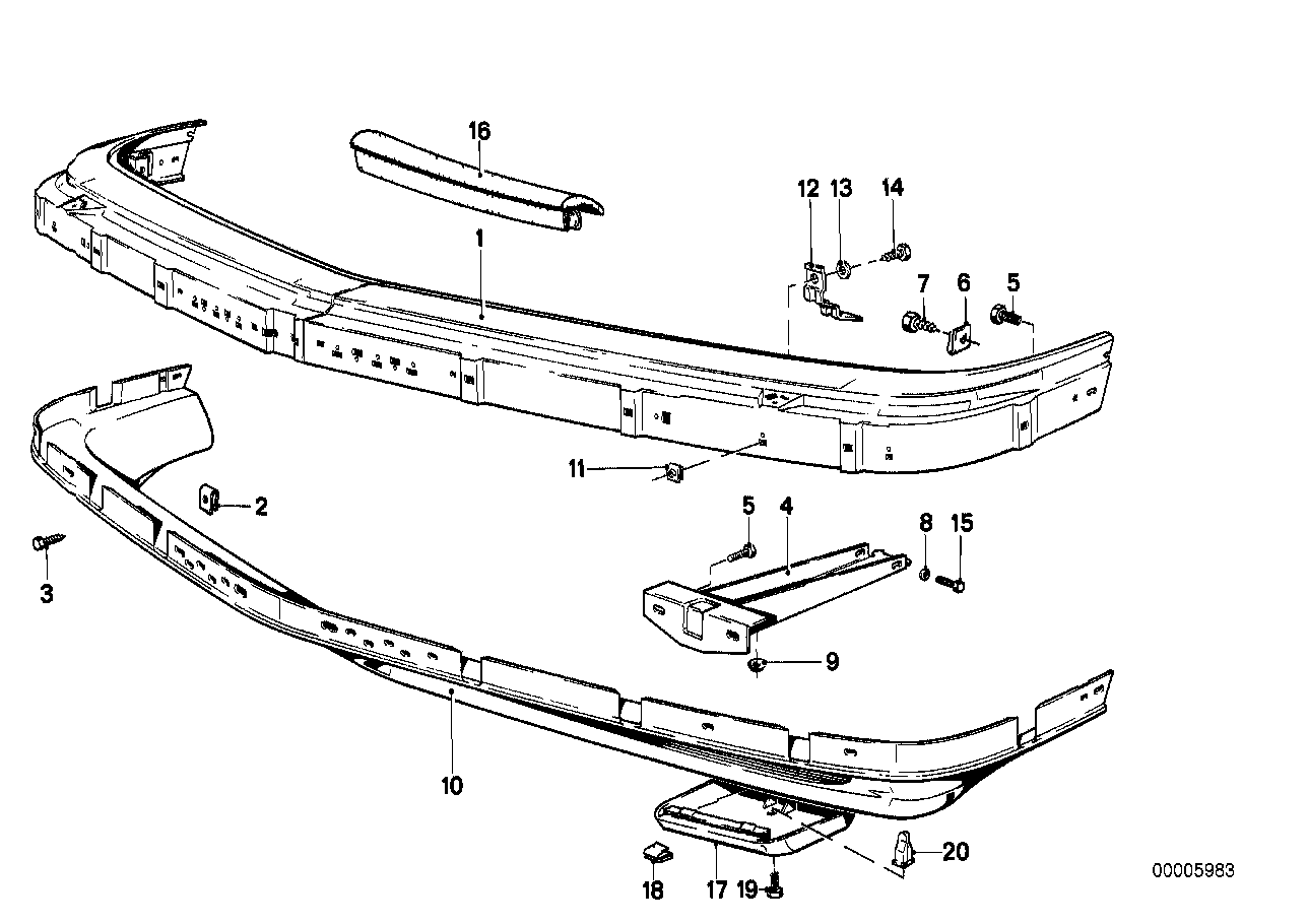 Monteringsdetaljer stoetgaangare fram