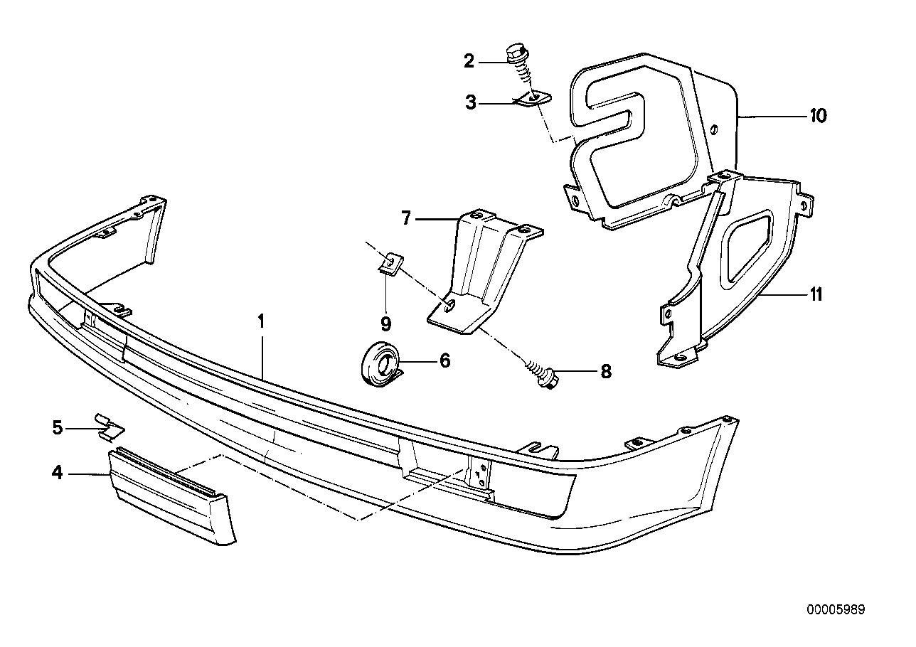 Anbauteile Stossfänger vorn