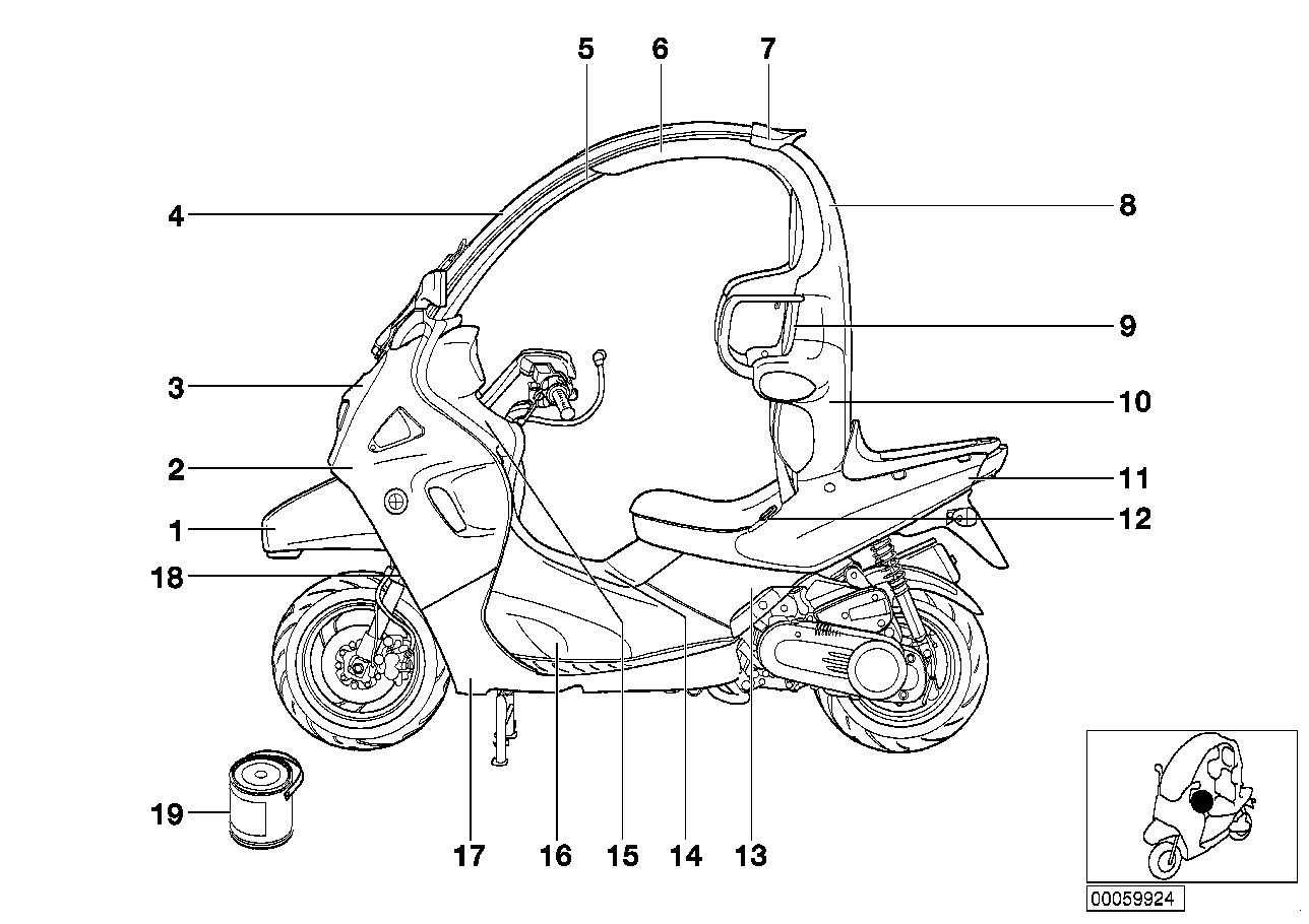 Pezzi verniciati 768 Jade