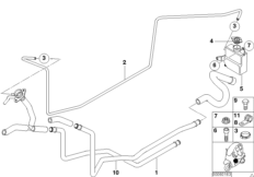 Koelwaterpijp/expansiereservoir