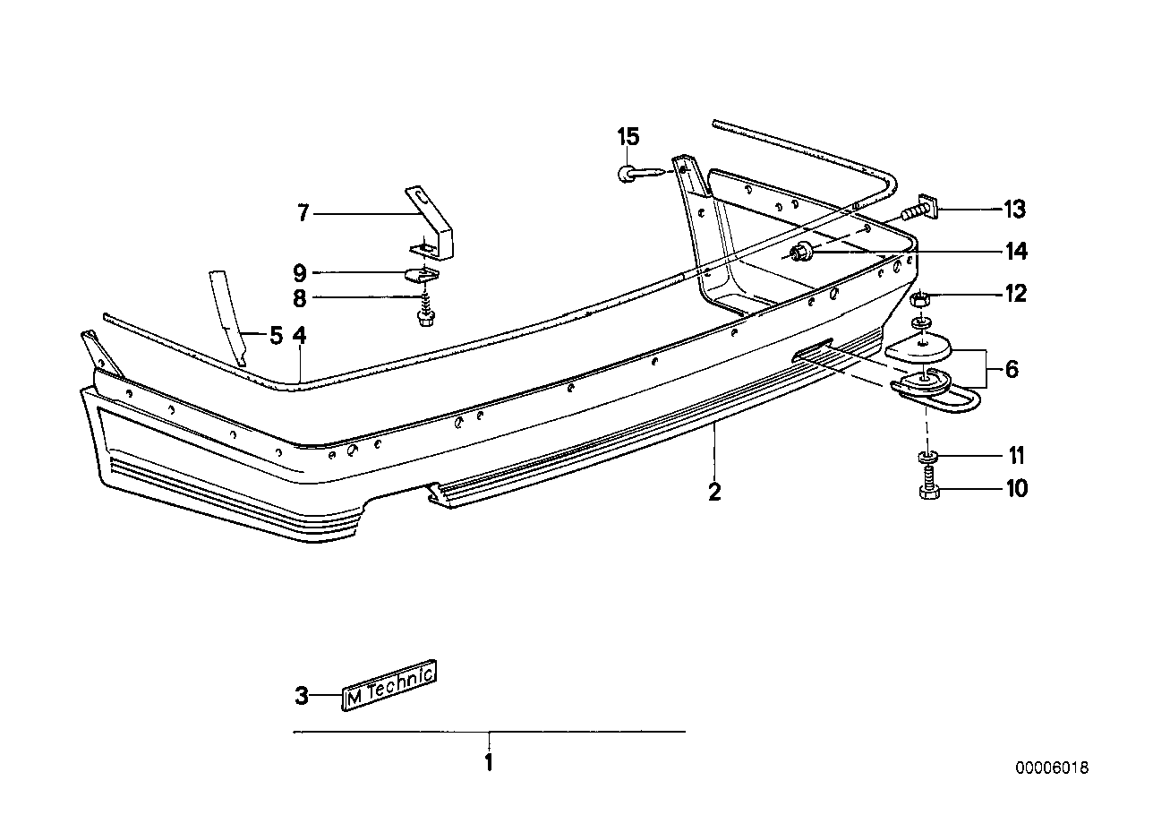 Задний фартук M Technic