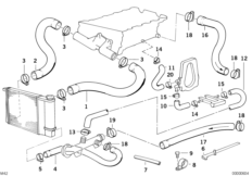 Systeme de refroidissement - durit