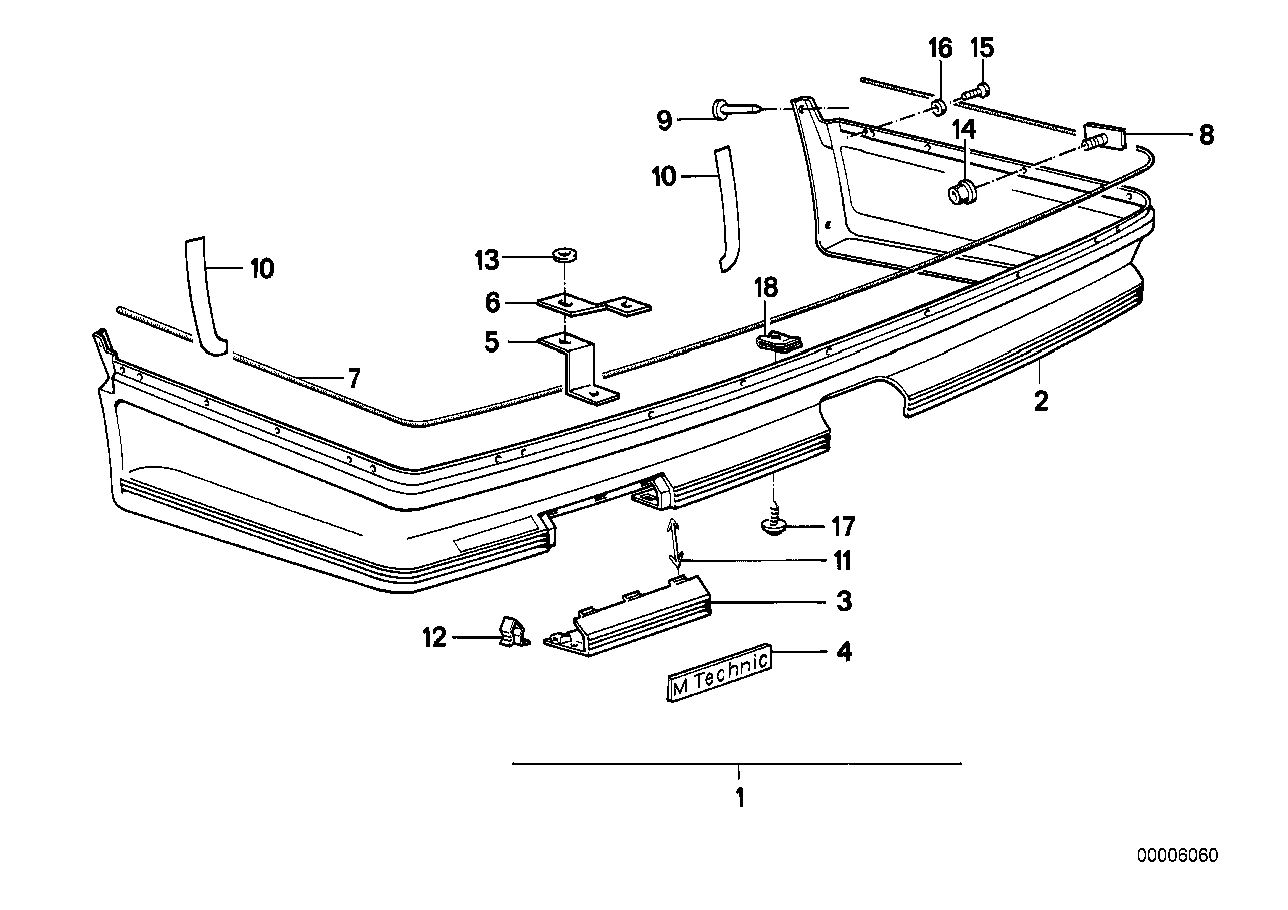 Heckschürze M Technic