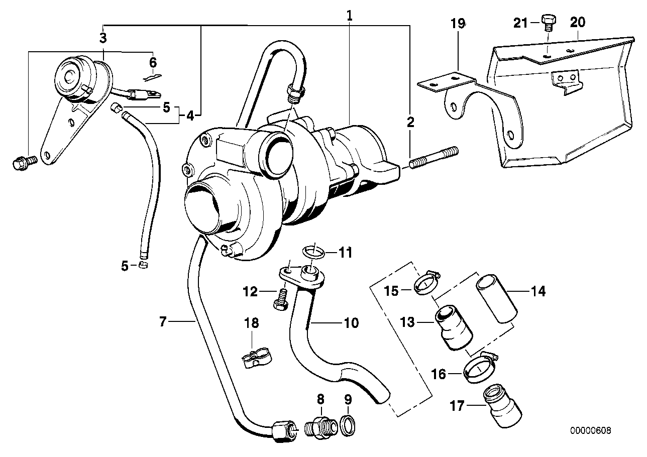 Turbolader mit Schmierung