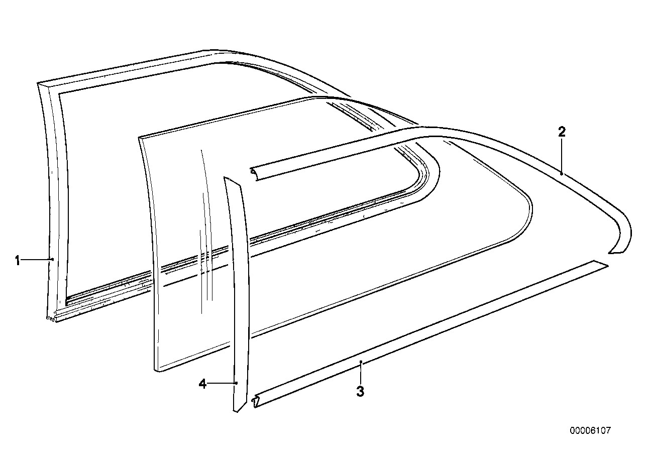 Cam, montaj parçaları