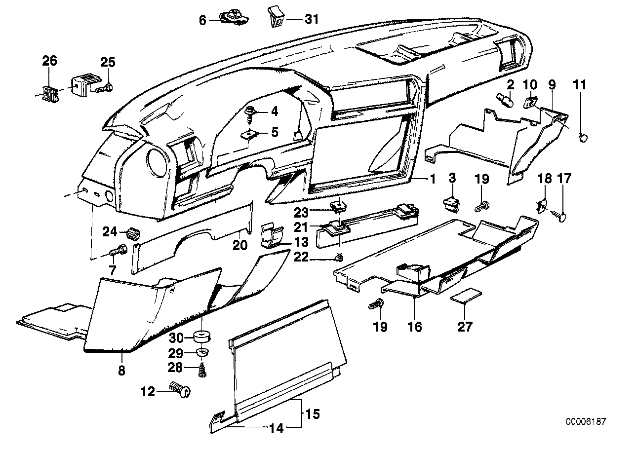 Verkleidung Instrumententafel