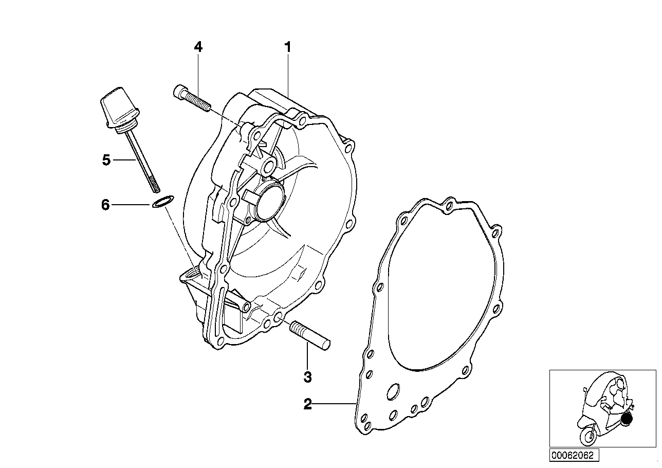 Motor muhafaza kapağı, Sağ