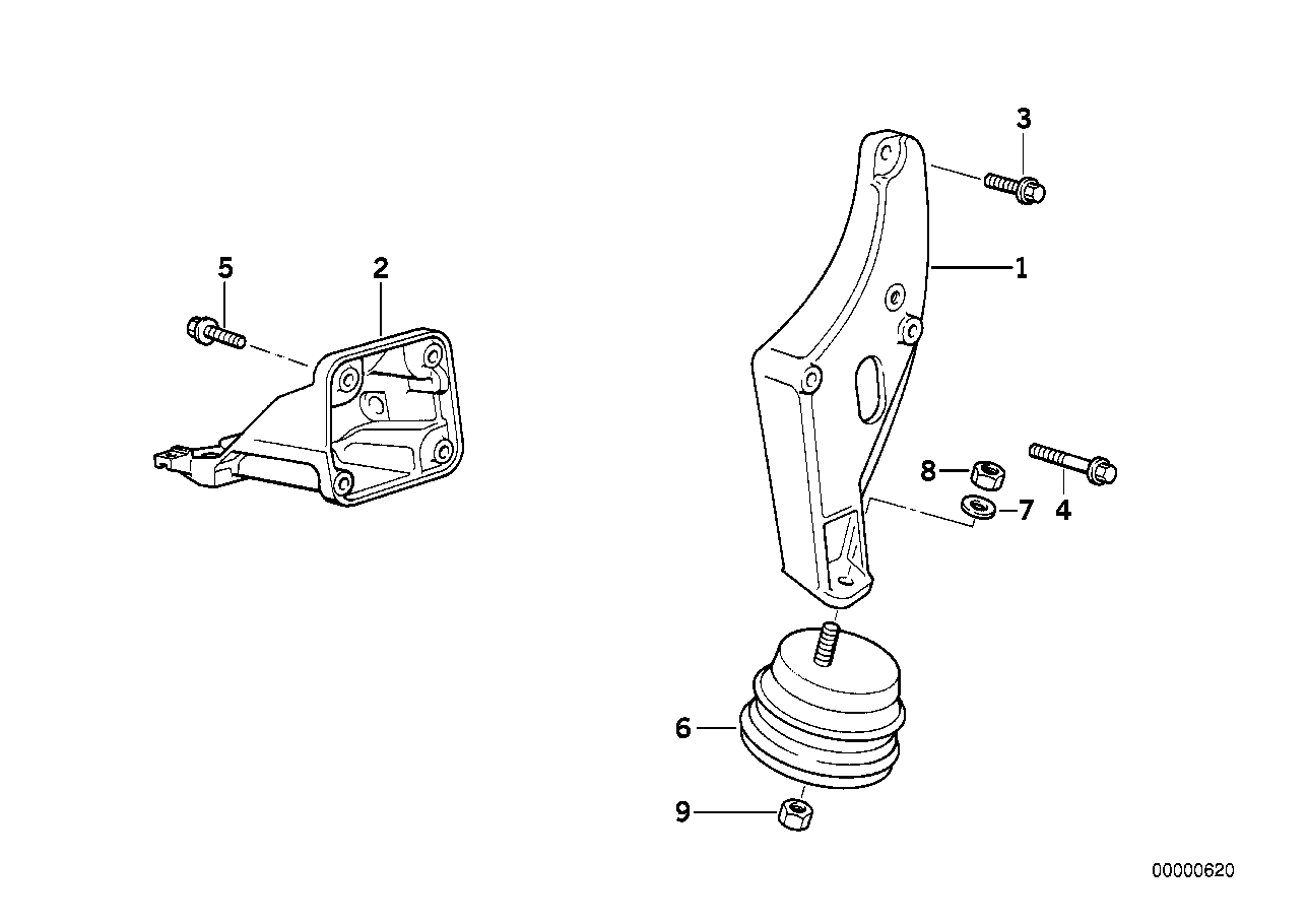 Sospens.d.motore/ammort.attenuat.d.motor