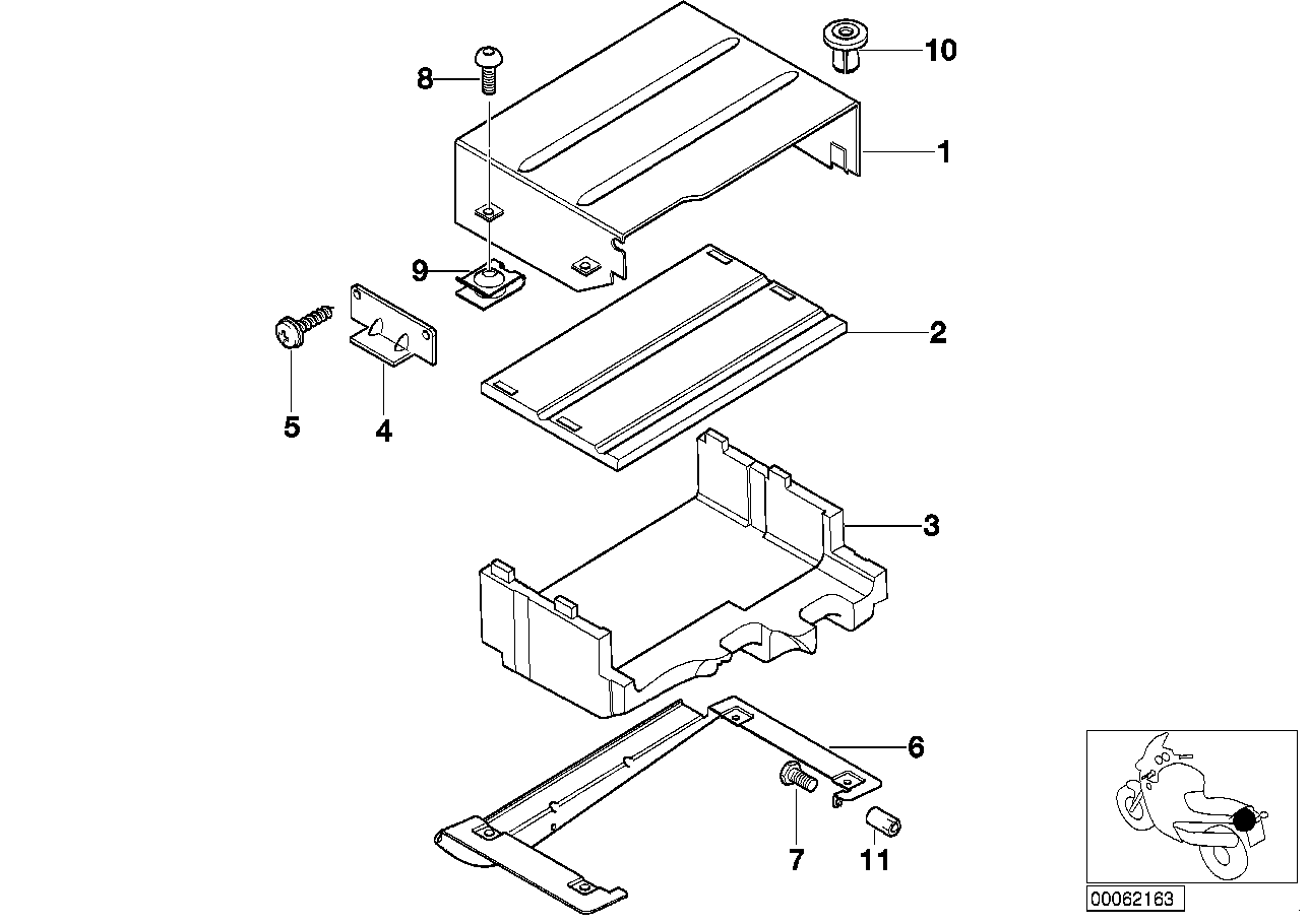 Suporte do selector de CDs