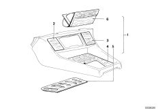 Storing part.-set wood strips