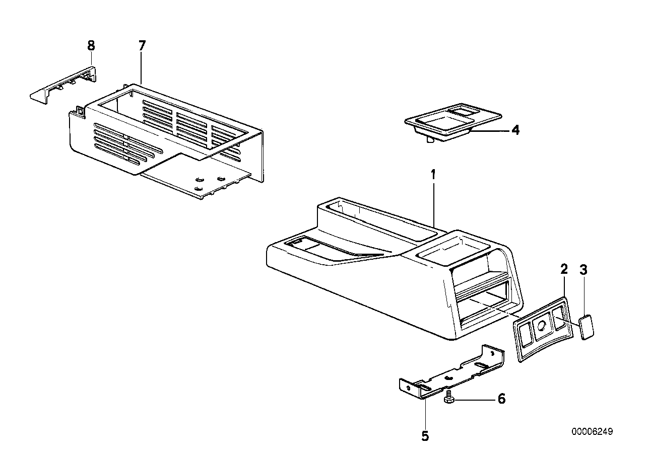 Centre console