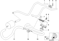 Conduites carburant et régul.de pression