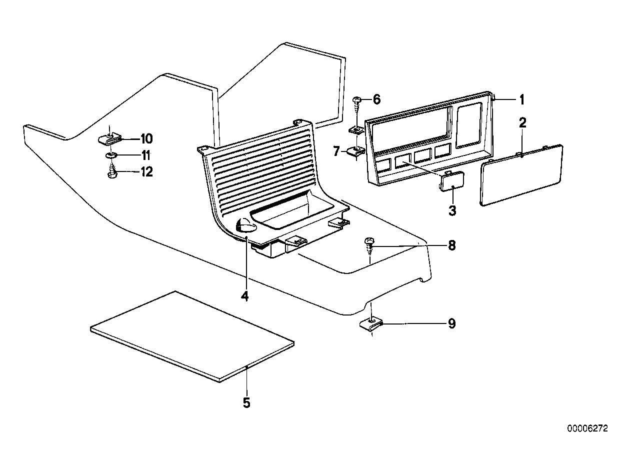 Foervaringsfack/ram radiooeppning