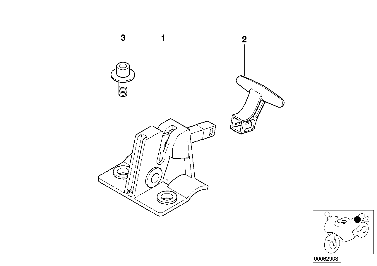 Verriegelung Sitzbank