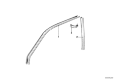 Sierlijst ruitframe voor