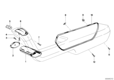 Armrest-single parts