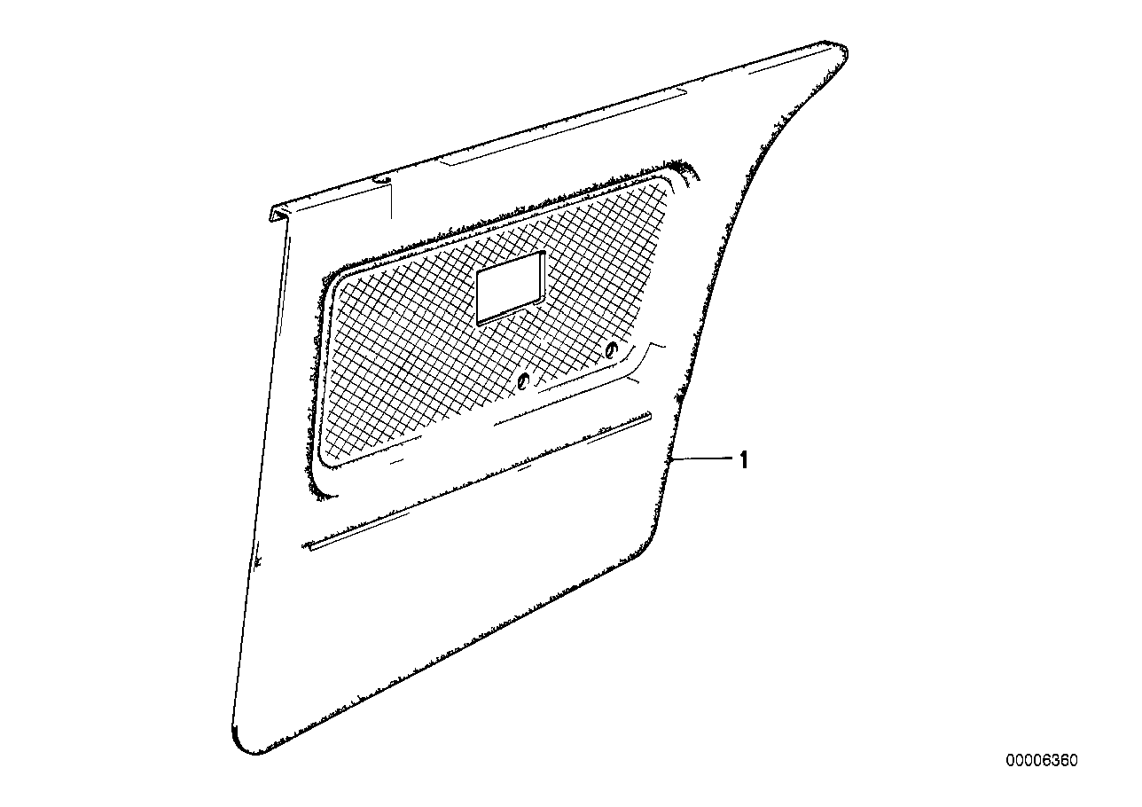 Türverkleidung hinten