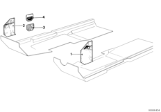 Trim panel leg room