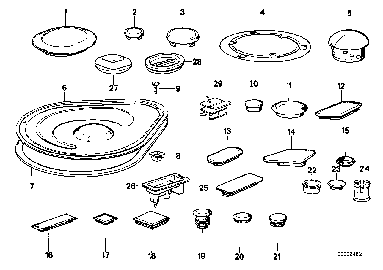 Lock/förslutningsplugg