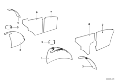 Sound insulating rear