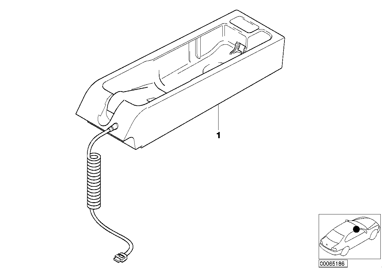 Single parts, SA 627, centre console