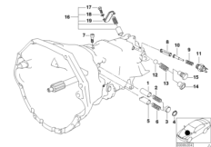 S6s420g inner gear shifting parts