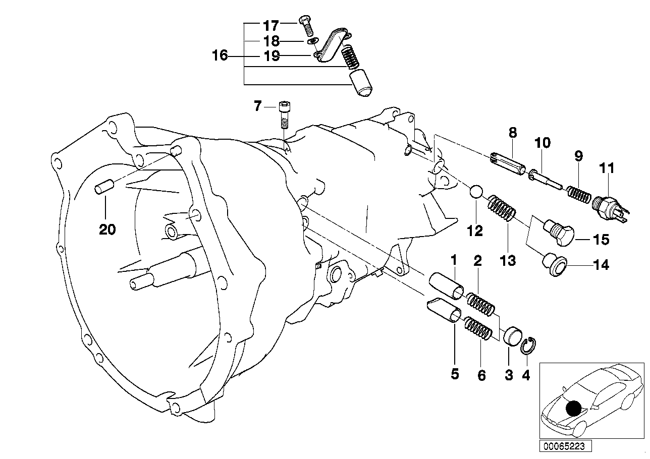 S6s420g inner gear shifting parts