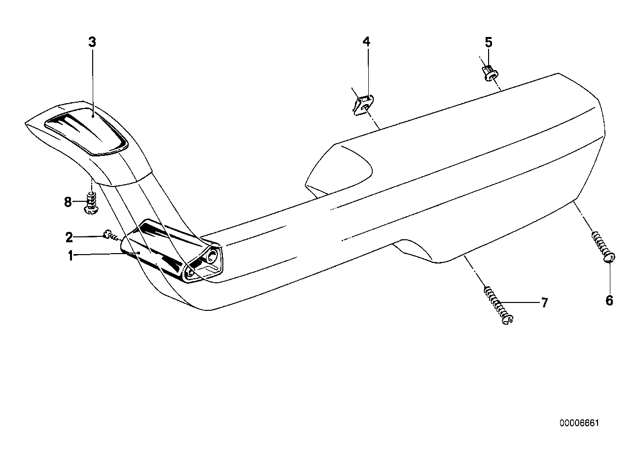 Armrest-single parts