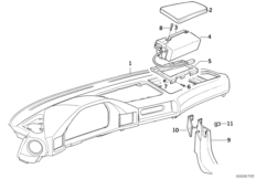 Revest.painel instrum./airbag acomp.