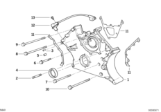 Lower timing case