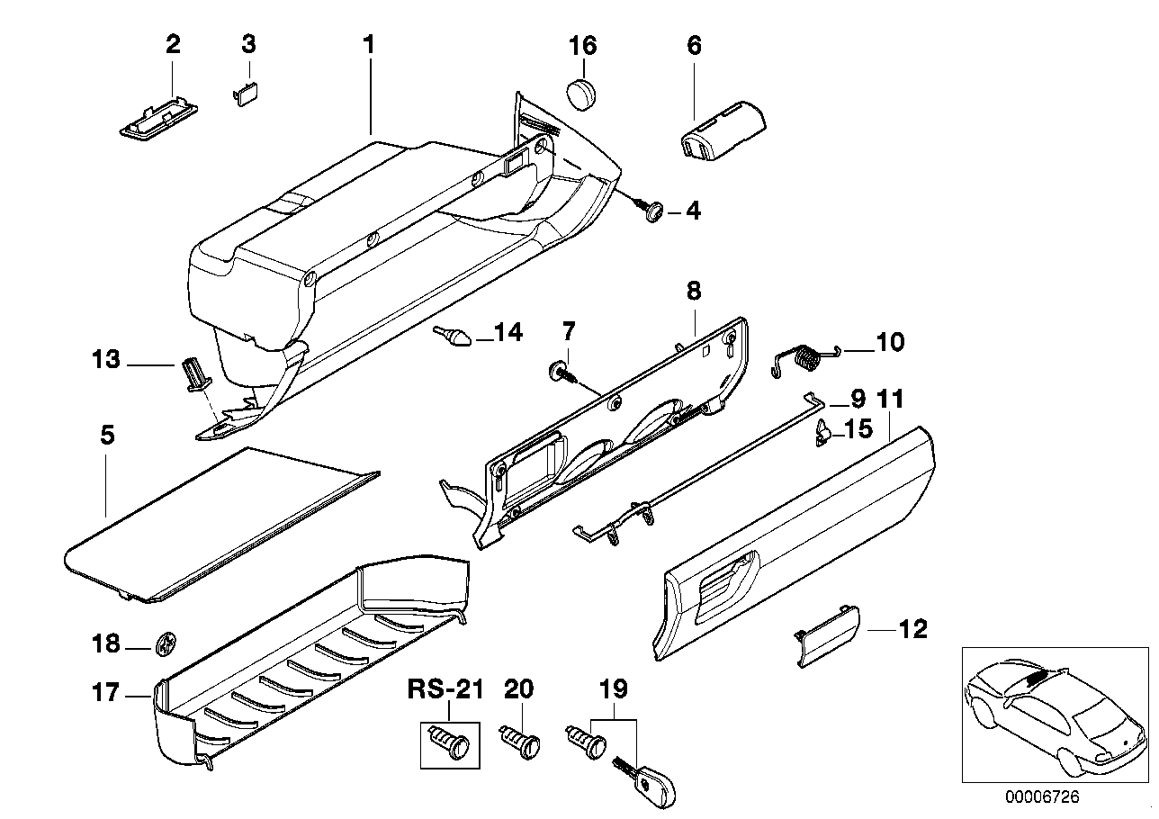 Porta-luvas