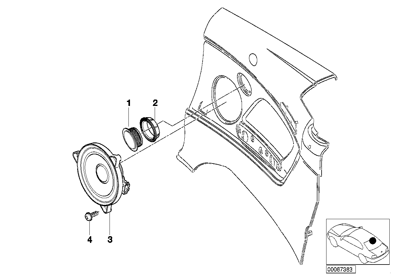 Högtalare bak Harman Kardon