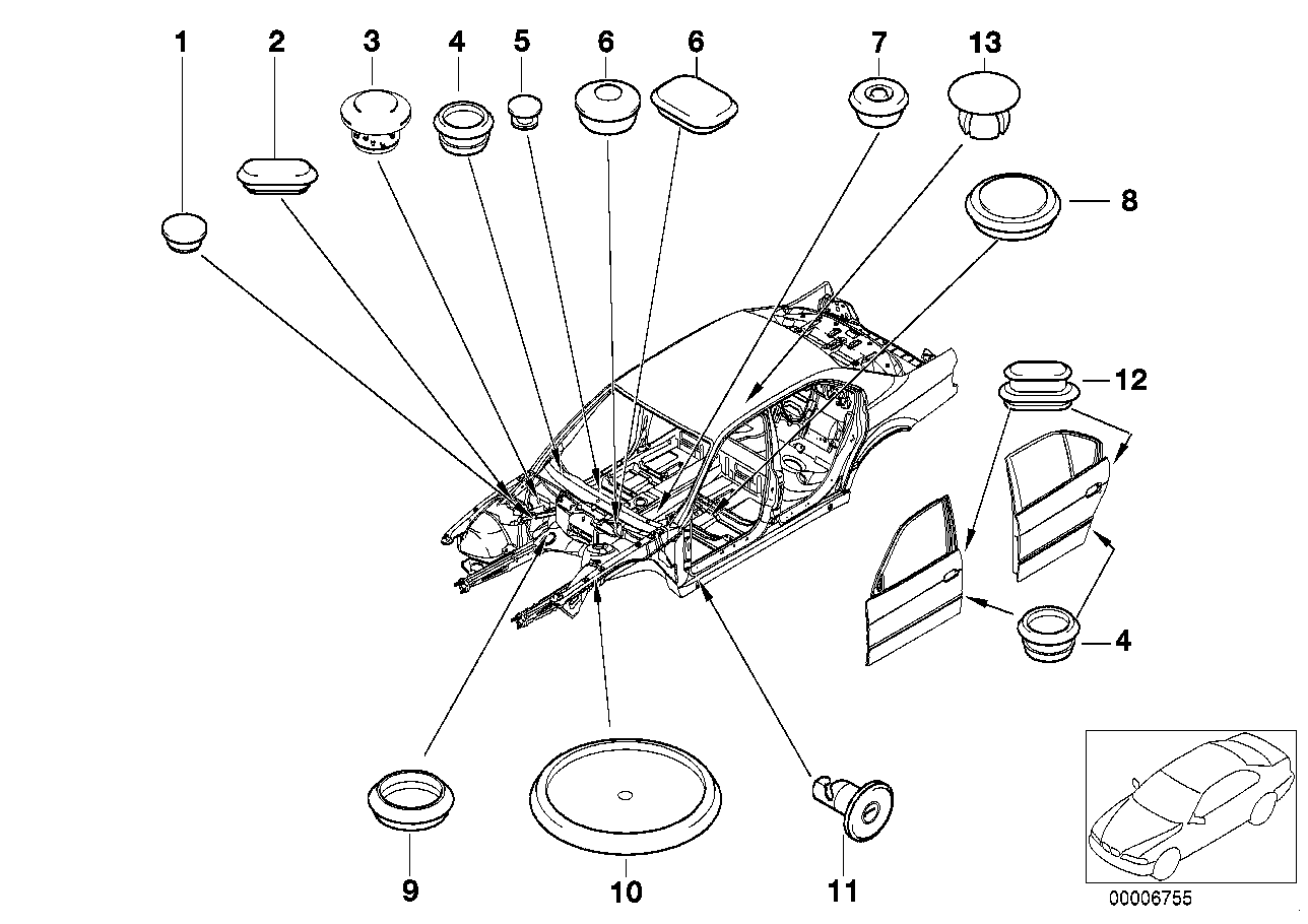 Afsluitdeksel/afsluitdop