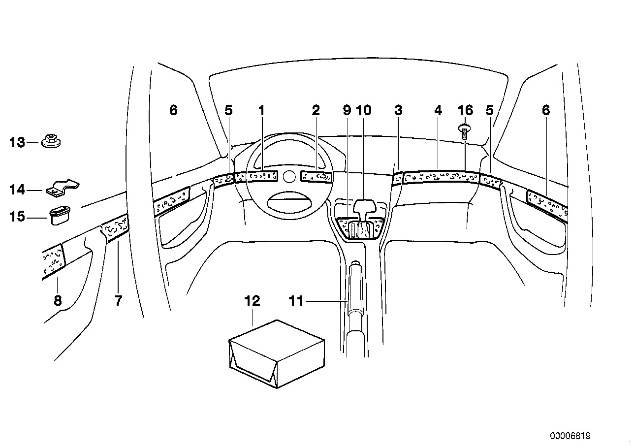 Ädelträutrustning classic valnötsträ