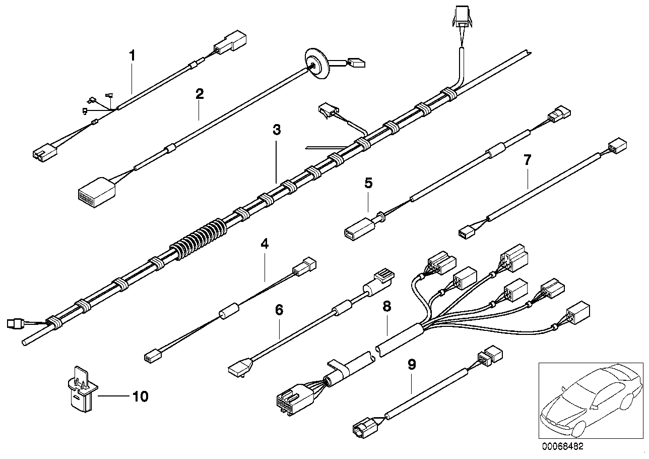 Diverse tillsats kabel