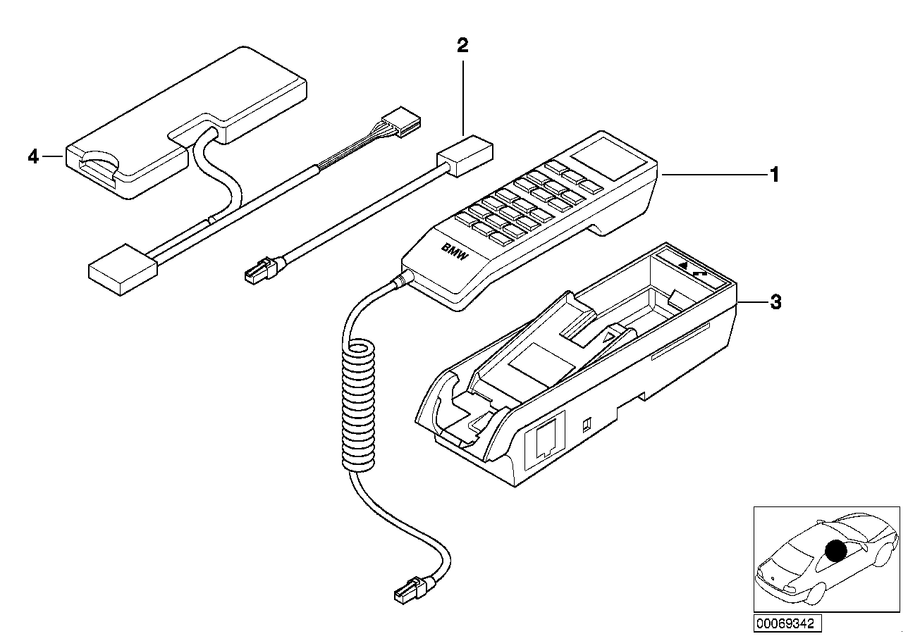 Pièces pour SA 629 - console centrale